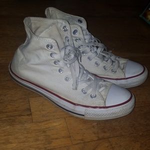 white high top converse
